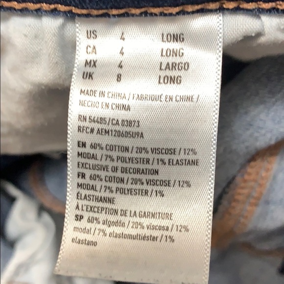 American Eagle Super Stretch Ripped Skinny Jeans - Picture 2 of 4